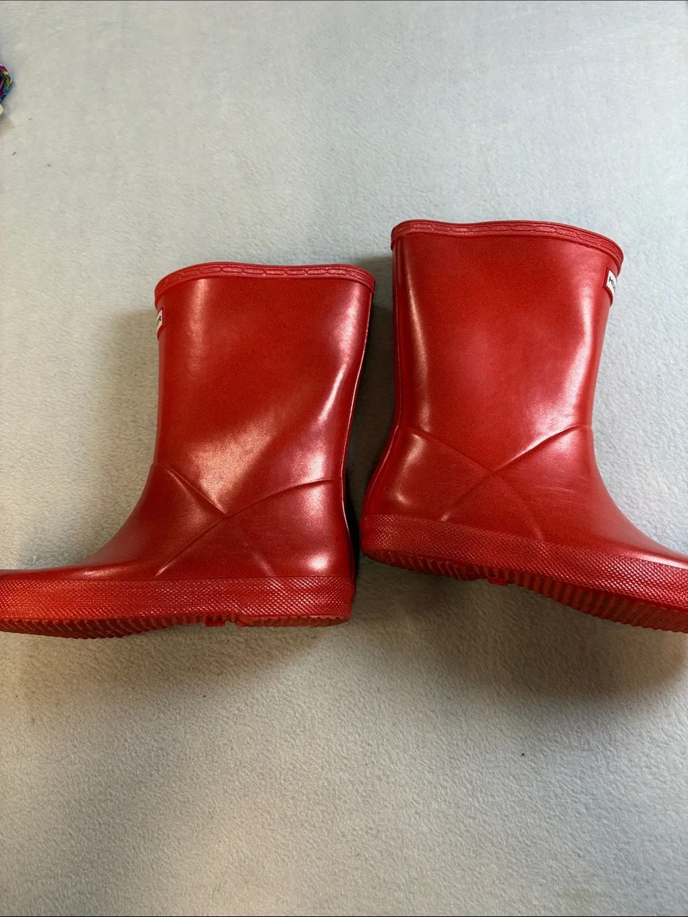 Hunter Kids orange red gloss
